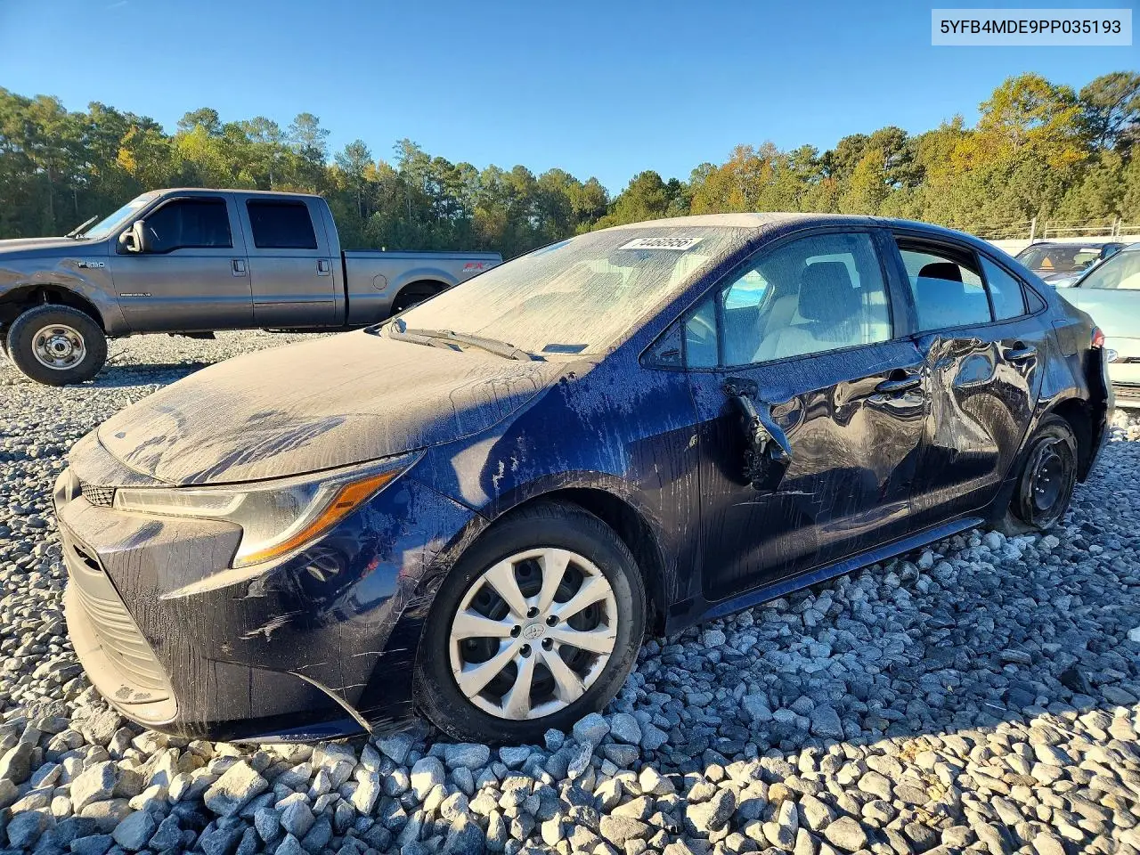 TOYOTA COROLLA 2023, VIN 5YFB4MDE9PP035193