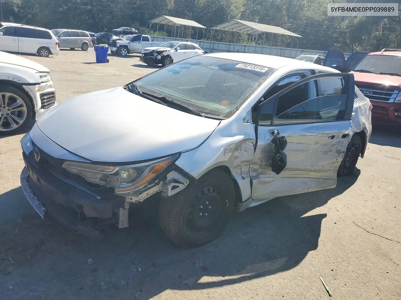 TOYOTA COROLLA 2023, VIN 5YFB4MDE0PP039889