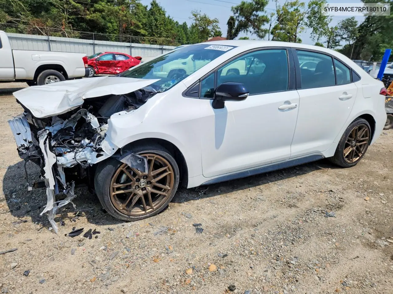 TOYOTA COROLLA 2024, VIN 5YFB4MCE7RP180110