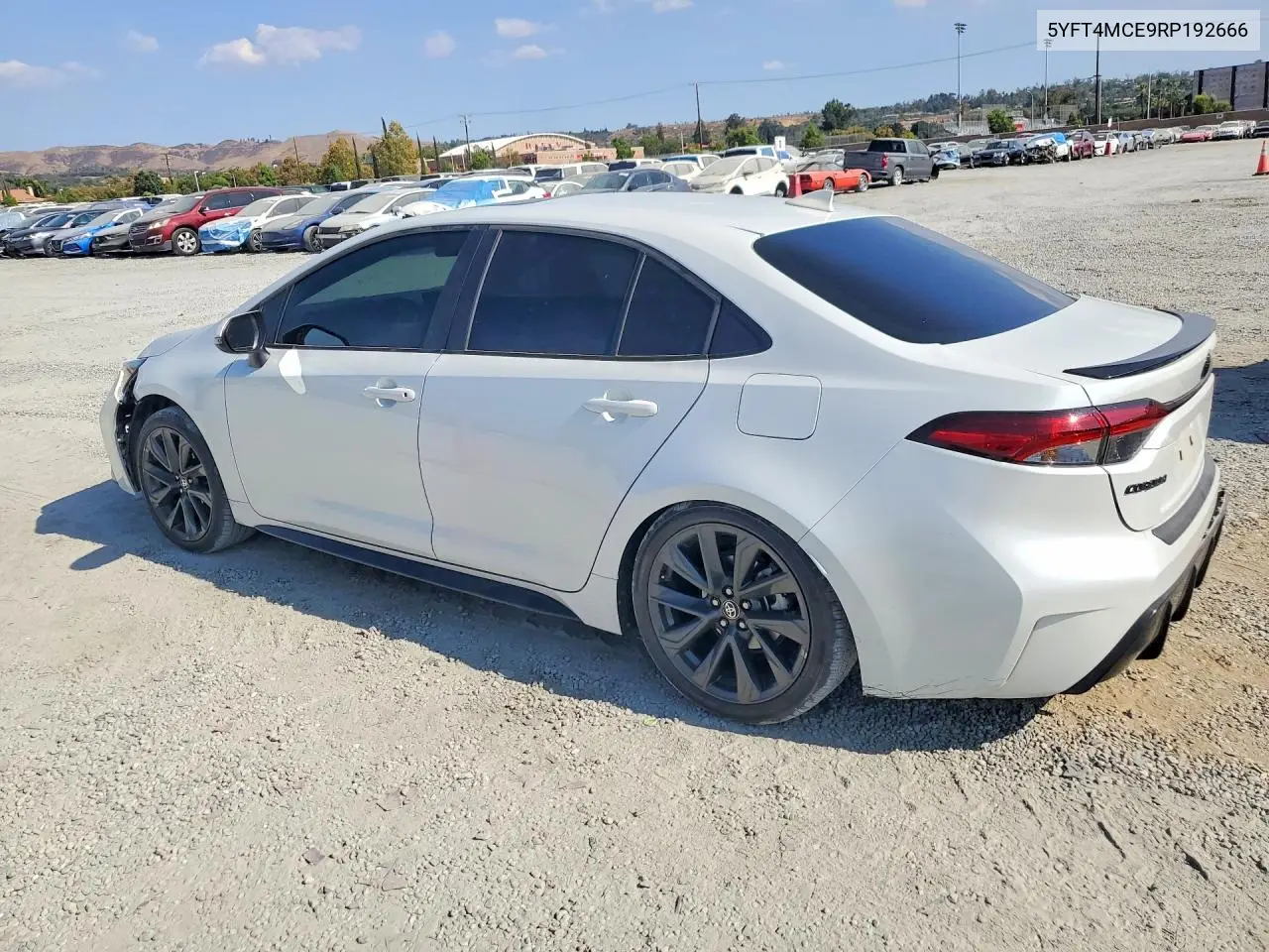 2024 TOYOTA COROLLA VIN 5YFT4MCE9RP192666 — фото 2