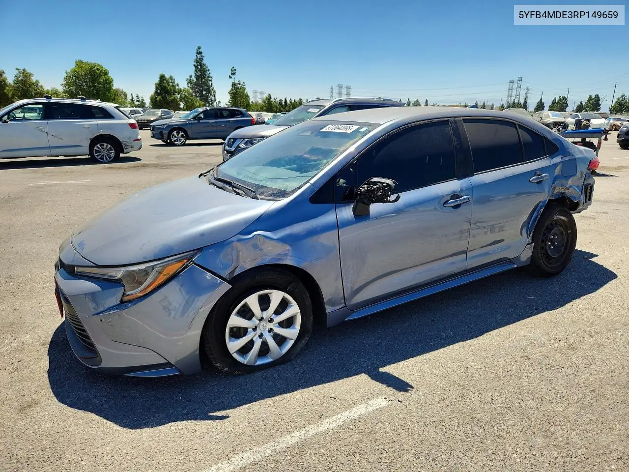 TOYOTA COROLLA 2024, VIN 5YFB4MDE3RP149659