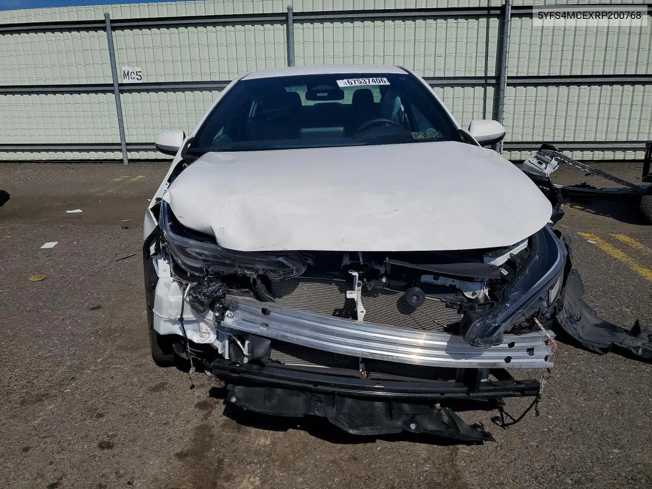 2024 TOYOTA COROLLA VIN 5YFS4MCEXRP200768 — фото 5