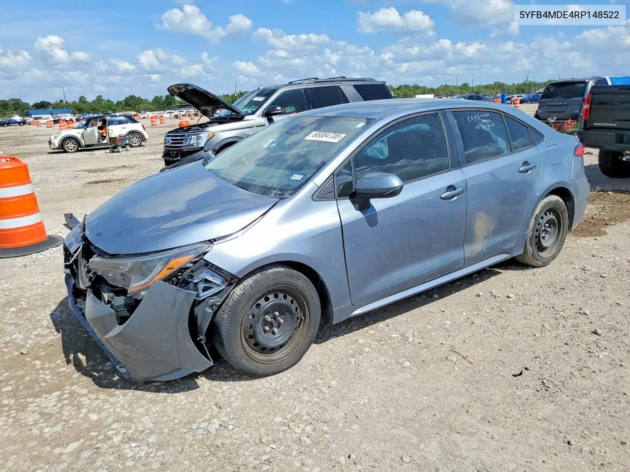 TOYOTA COROLLA 2024, VIN 5YFB4MDE4RP148522