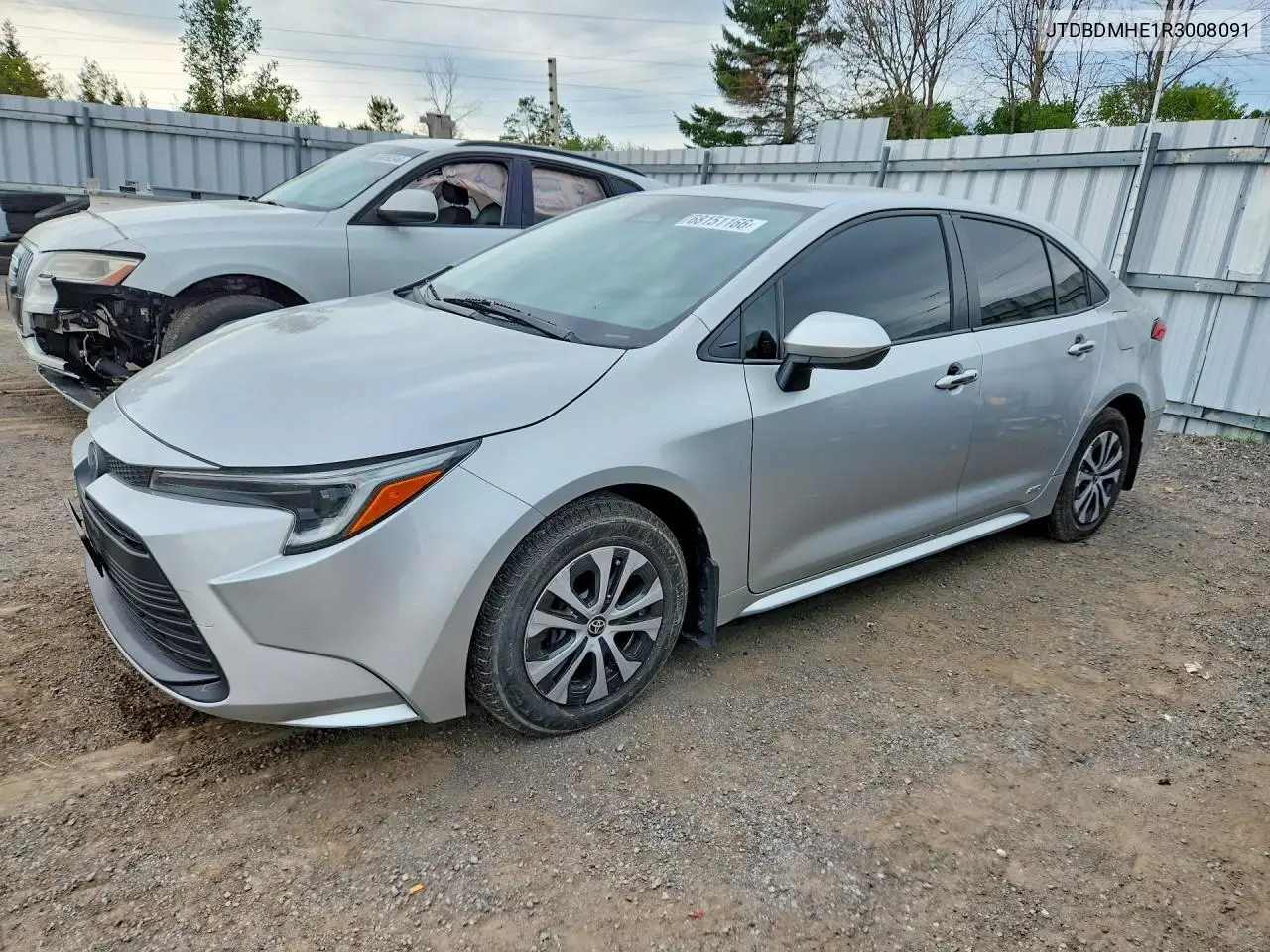 TOYOTA COROLLA 2024, VIN JTDBDMHE1R3008091