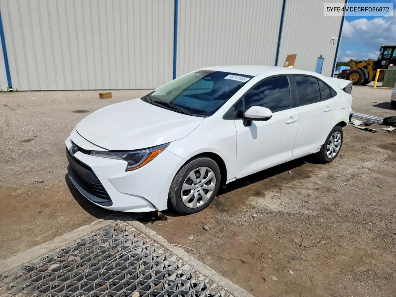 TOYOTA COROLLA 2024, VIN 5YFB4MDE5RP086872