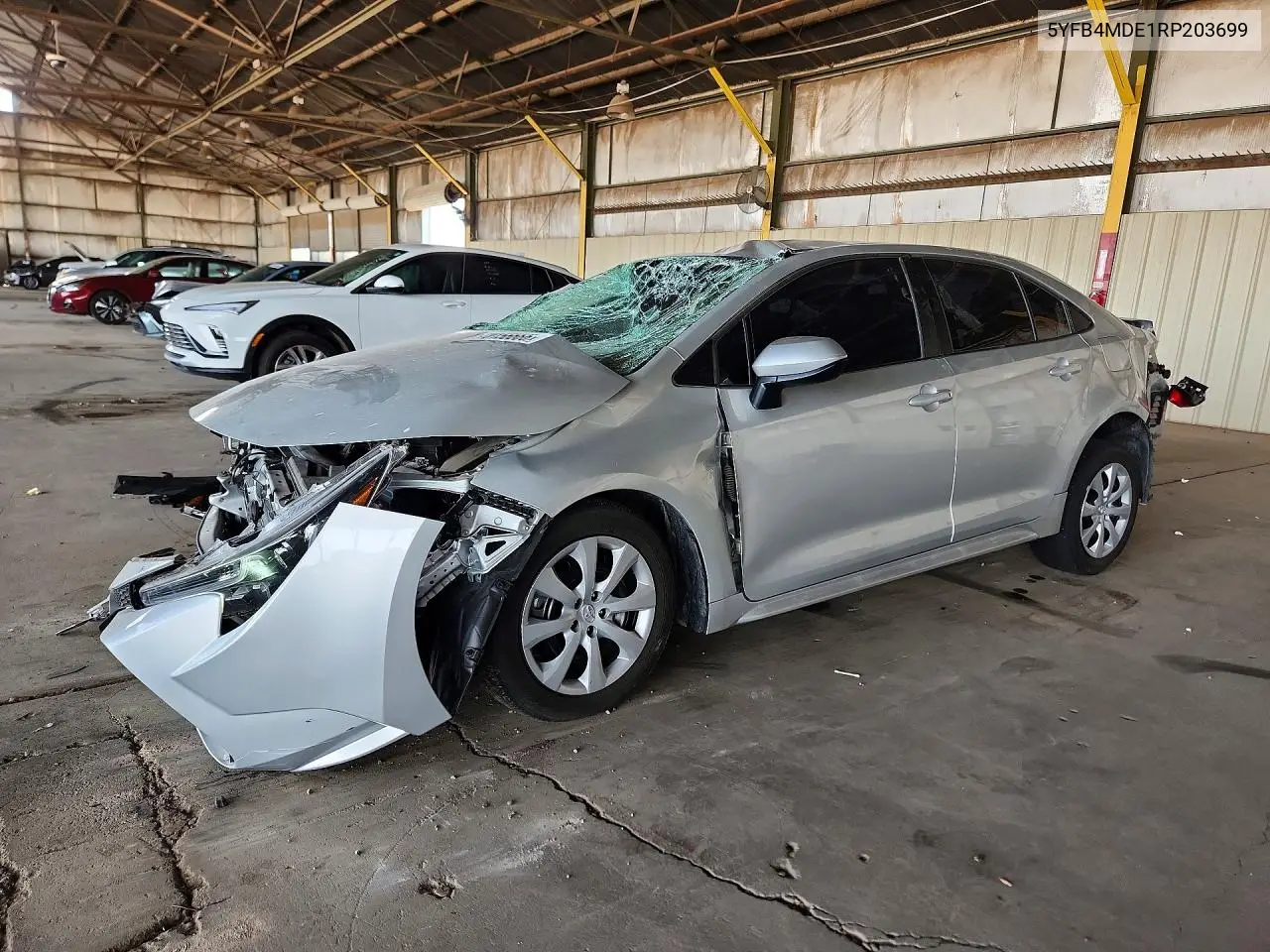 TOYOTA COROLLA 2024, VIN 5YFB4MDE1RP203699