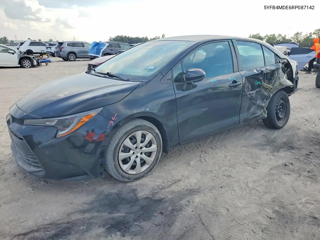 TOYOTA COROLLA 2024, VIN 5YFB4MDE6RP087142