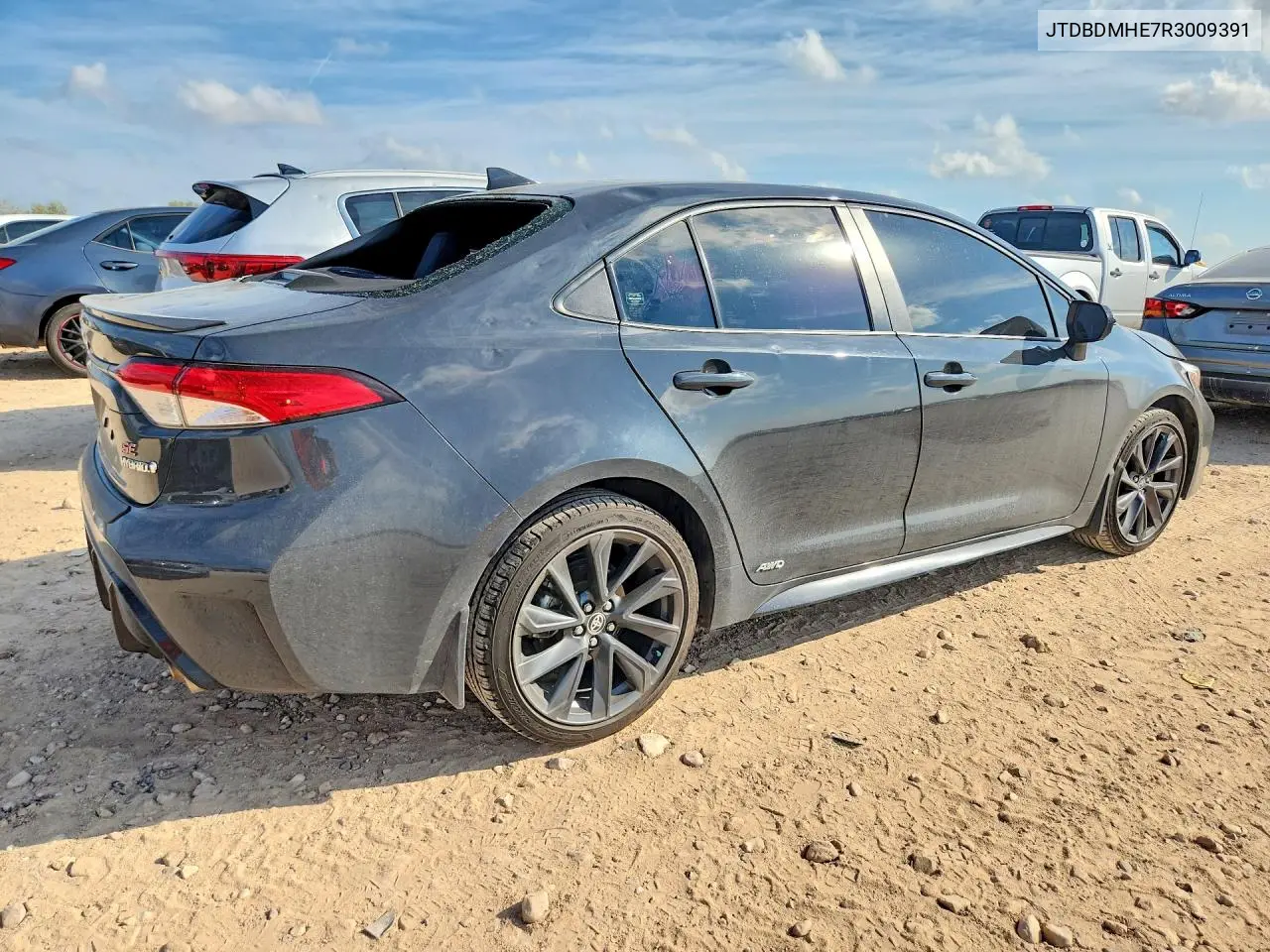 2024 TOYOTA COROLLA VIN JTDBDMHE7R3009391 — фото 3