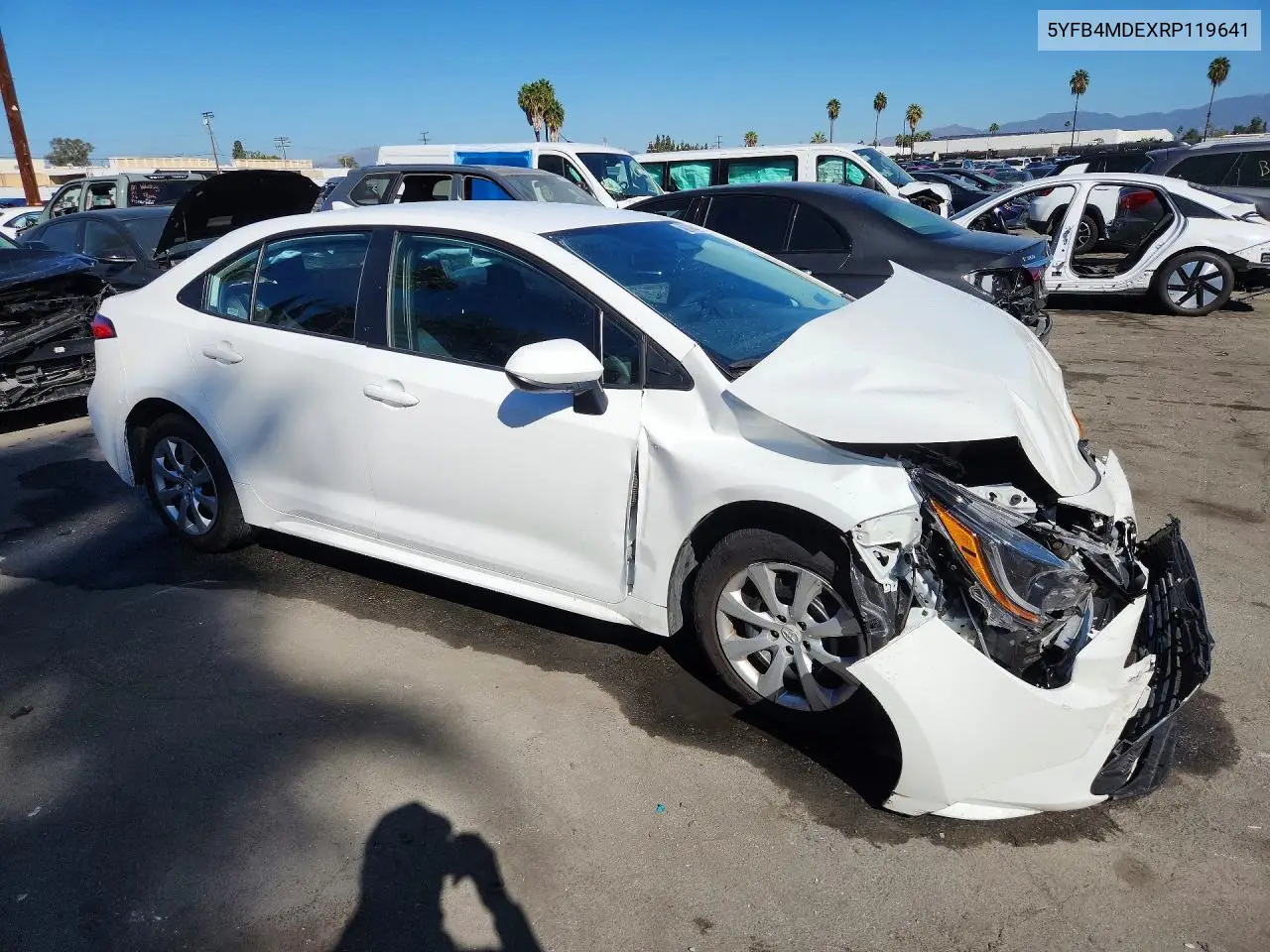 2024 TOYOTA COROLLA VIN 5YFB4MDEXRP119641 — фото 4