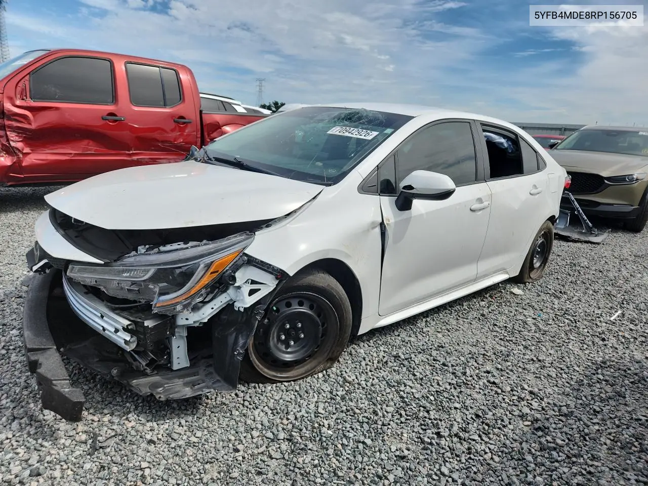TOYOTA COROLLA 2024, VIN 5YFB4MDE8RP156705