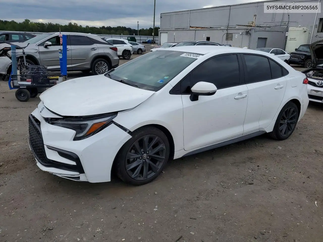 TOYOTA COROLLA 2024, VIN 5YFS4MCE4RP206565