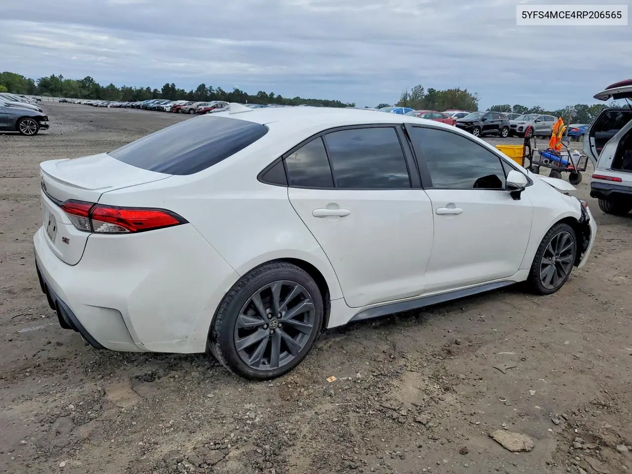 2024 TOYOTA COROLLA VIN 5YFS4MCE4RP206565 — фото 3