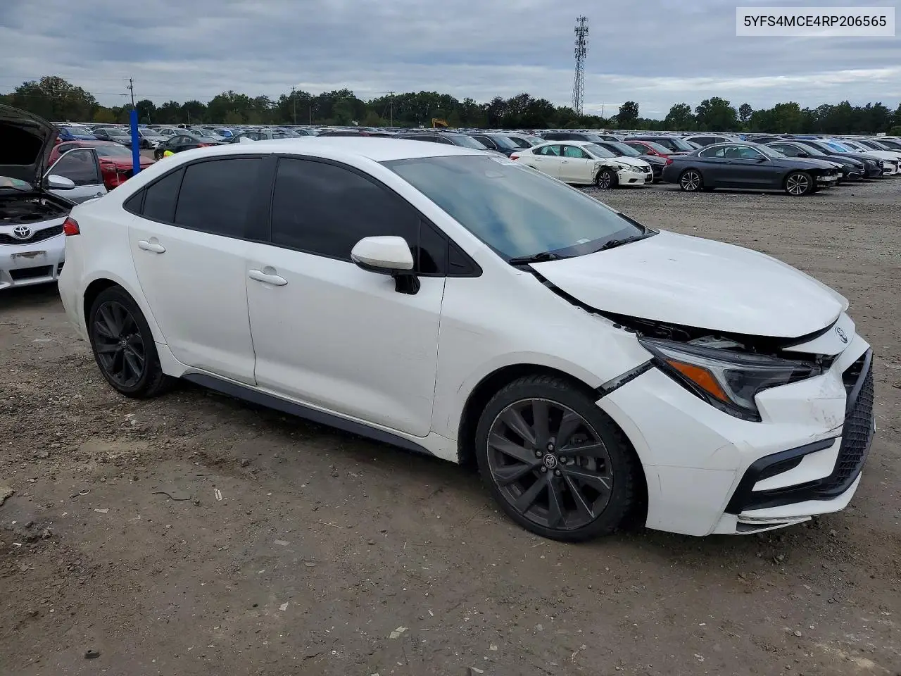 2024 TOYOTA COROLLA VIN 5YFS4MCE4RP206565 — фото 4
