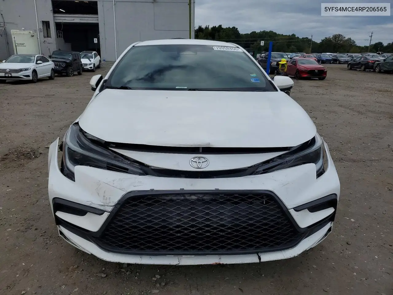 2024 TOYOTA COROLLA VIN 5YFS4MCE4RP206565 — фото 5