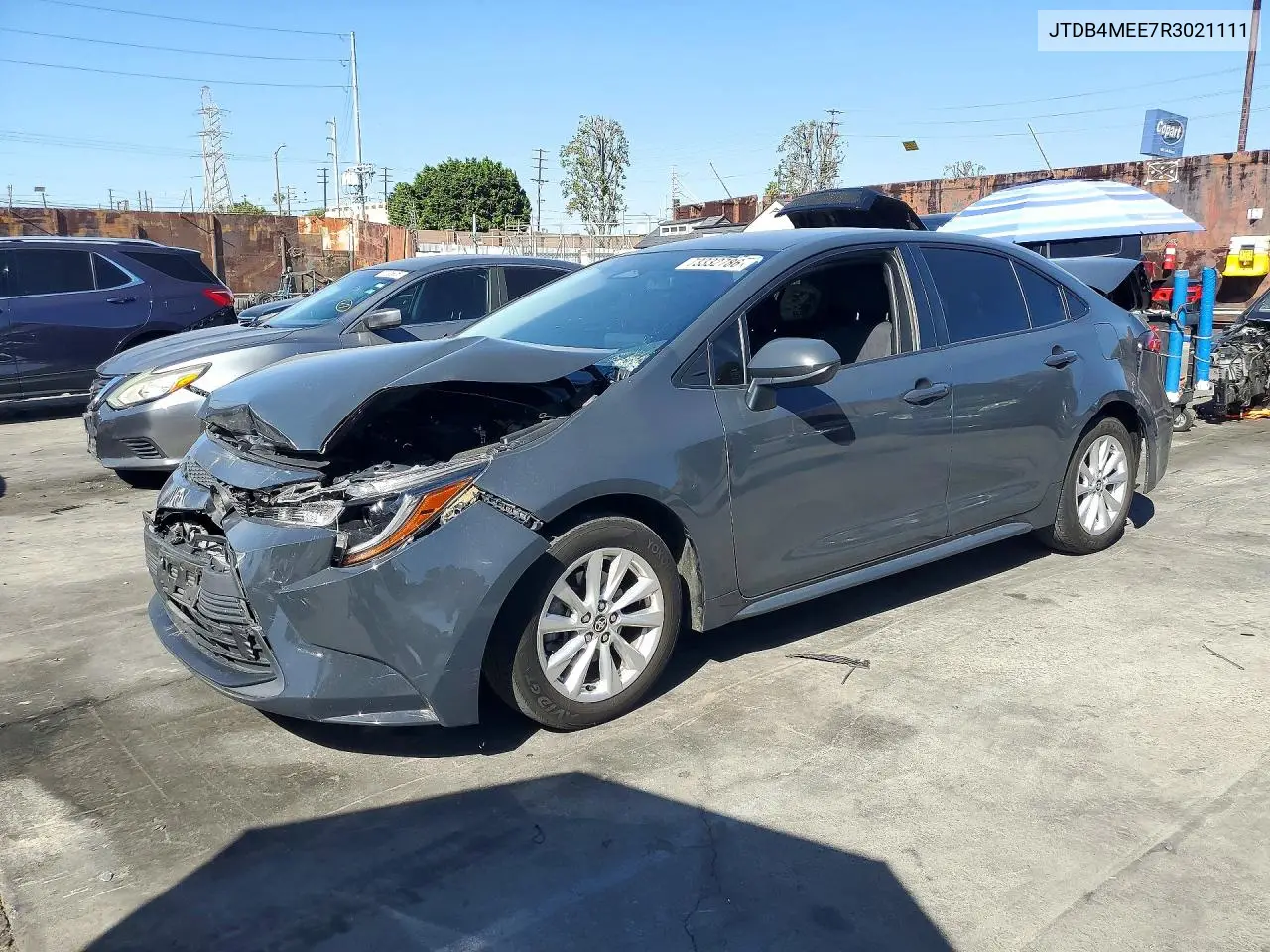 TOYOTA COROLLA 2024, VIN JTDB4MEE7R3021111