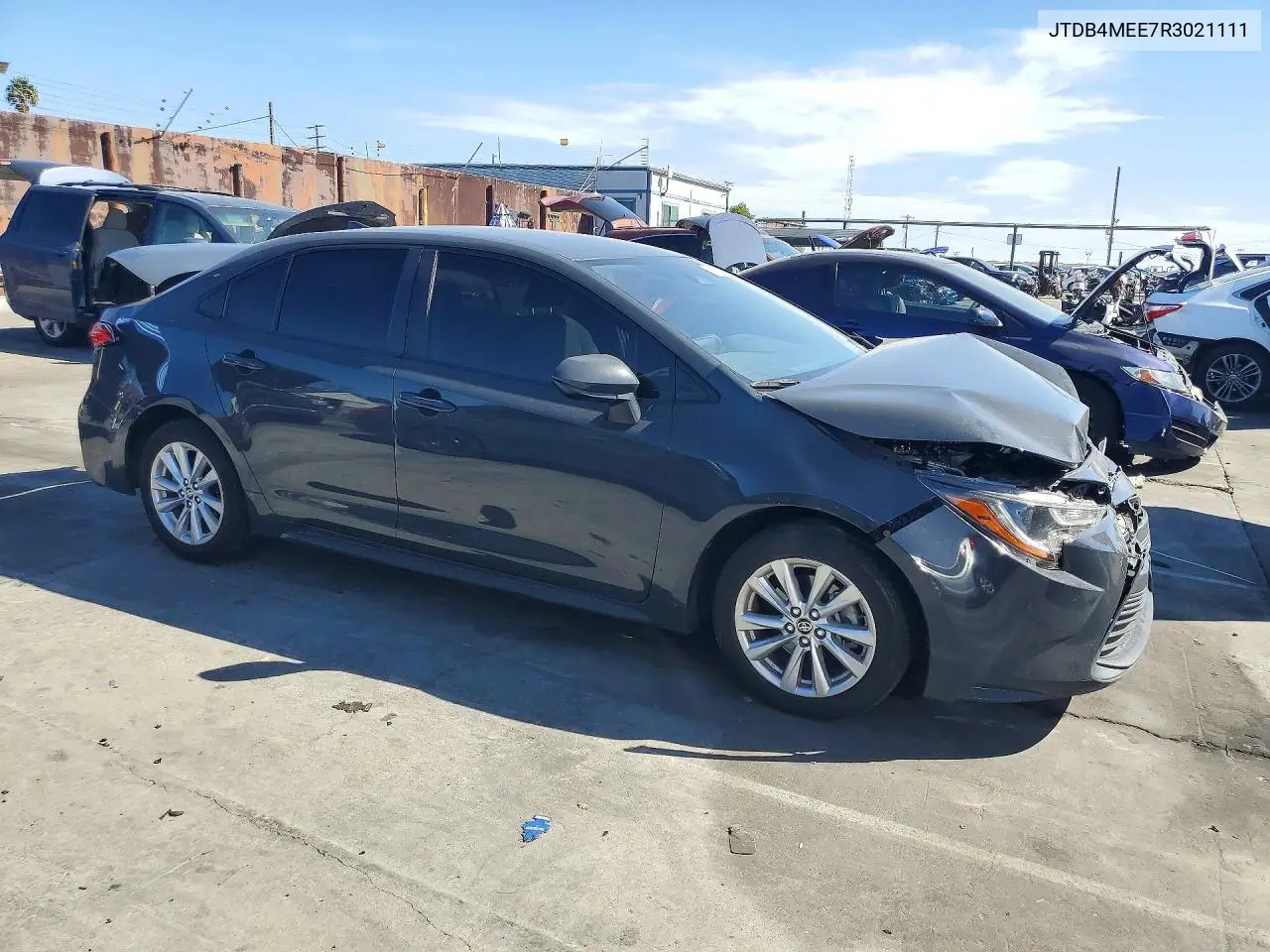 2024 TOYOTA COROLLA VIN JTDB4MEE7R3021111 — фото 4