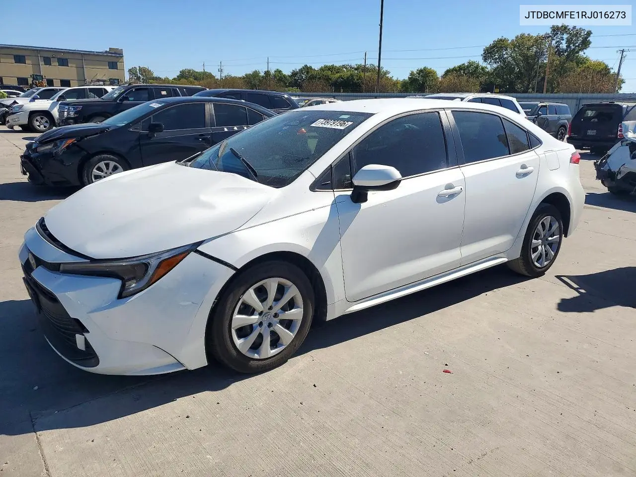 TOYOTA COROLLA 2024, VIN JTDBCMFE1RJ016273