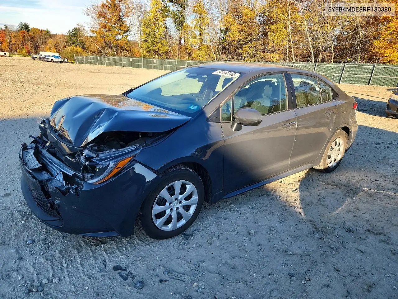 TOYOTA COROLLA 2024, VIN 5YFB4MDE8RP130380