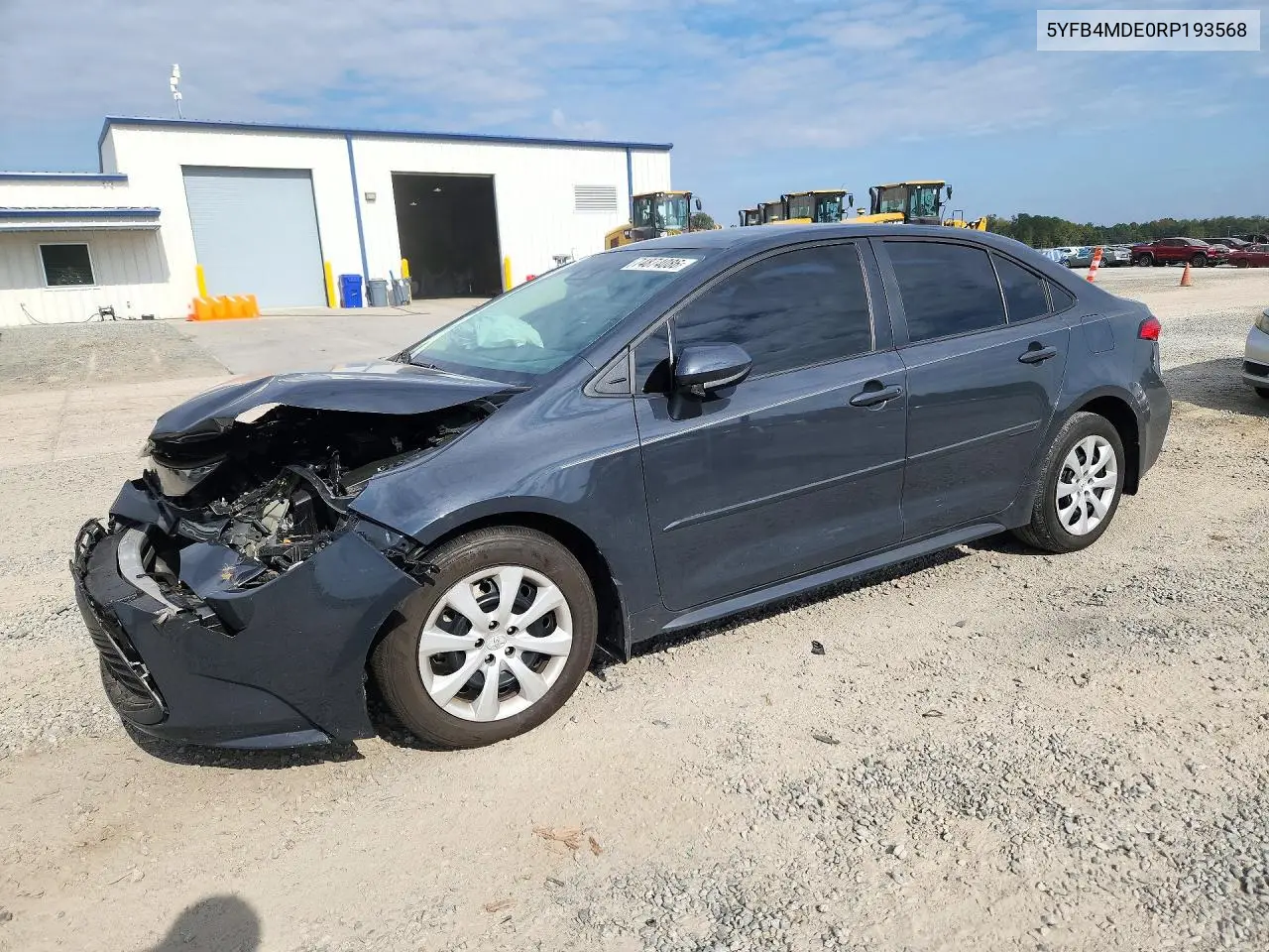 TOYOTA COROLLA 2024, VIN 5YFB4MDE0RP193568