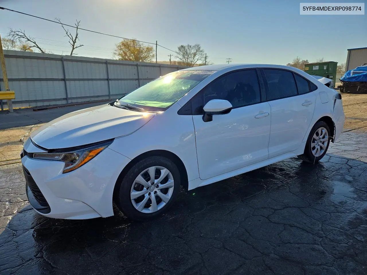 TOYOTA COROLLA 2024, VIN 5YFB4MDEXRP098774