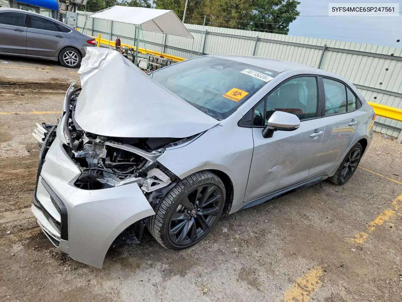 TOYOTA COROLLA 2025, VIN 5YFS4MCE6SP247561