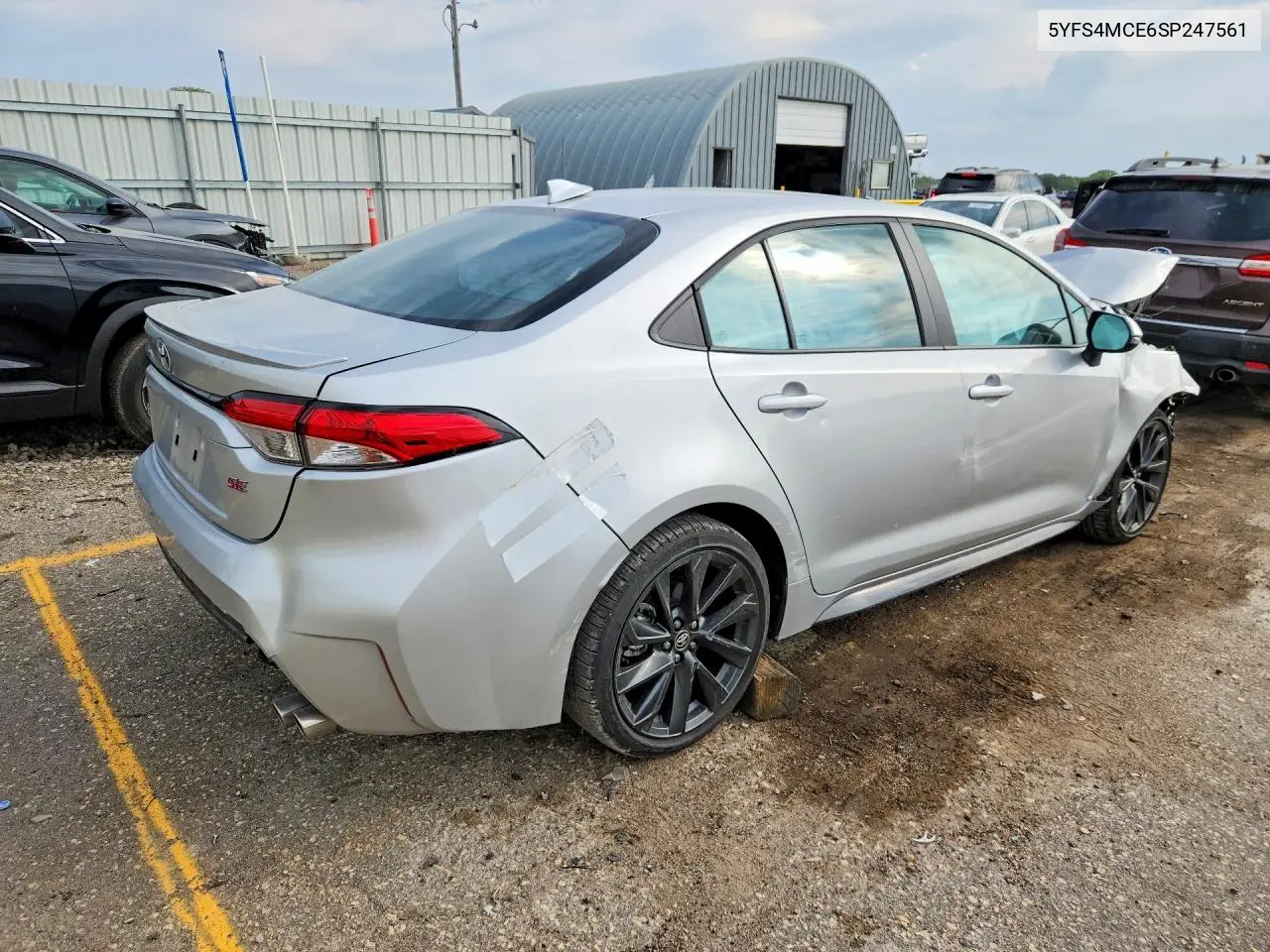 2025 TOYOTA COROLLA VIN 5YFS4MCE6SP247561 — фото 3