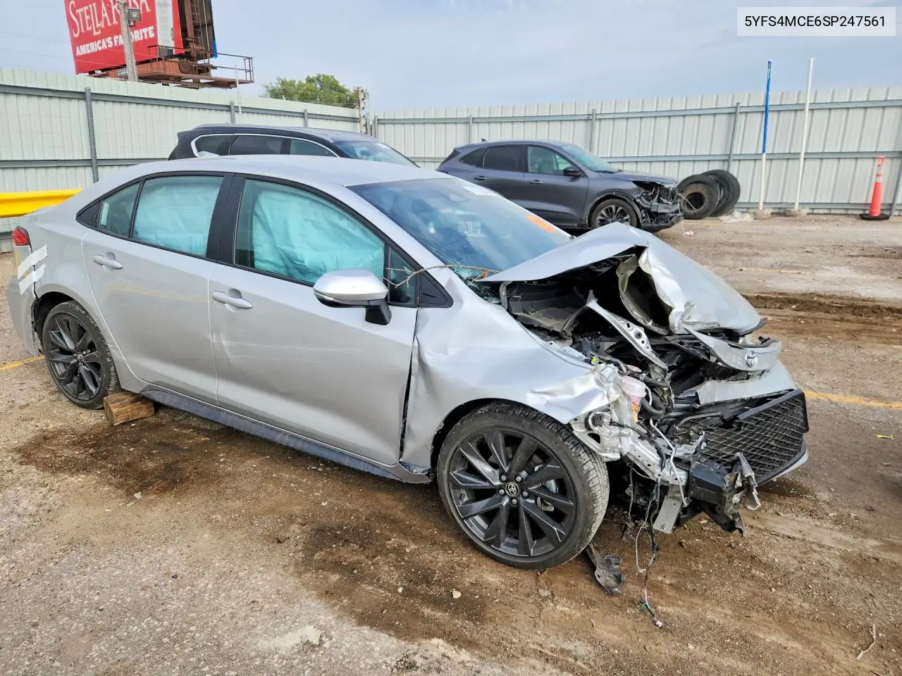 2025 TOYOTA COROLLA VIN 5YFS4MCE6SP247561 — фото 4