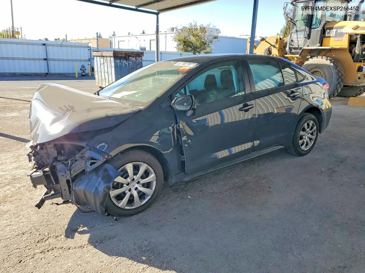 TOYOTA COROLLA 2025, VIN 5YFB4MDEXSP266452