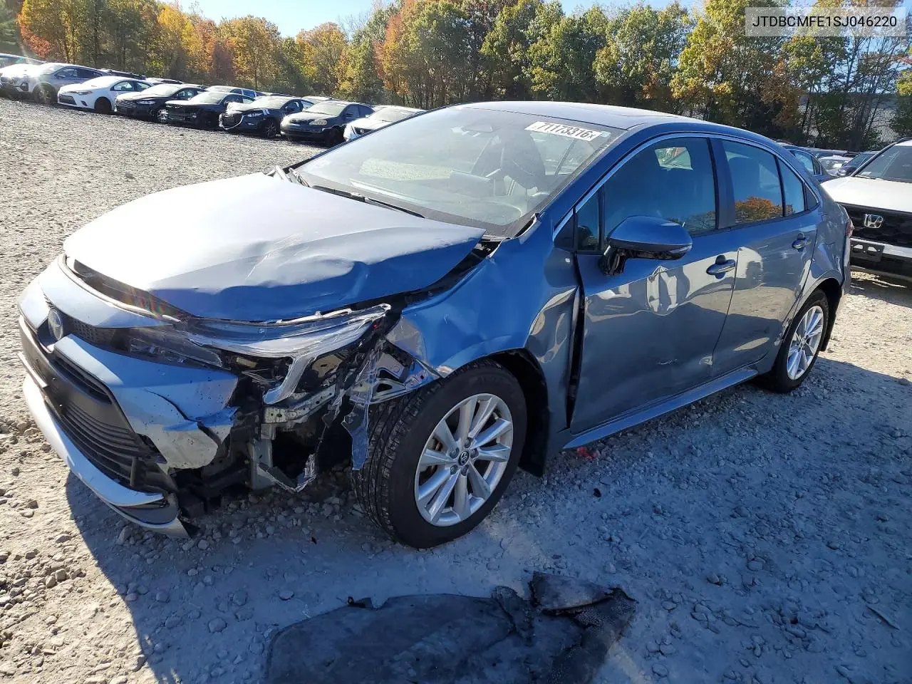 TOYOTA COROLLA 2025, VIN JTDBCMFE1SJ046220
