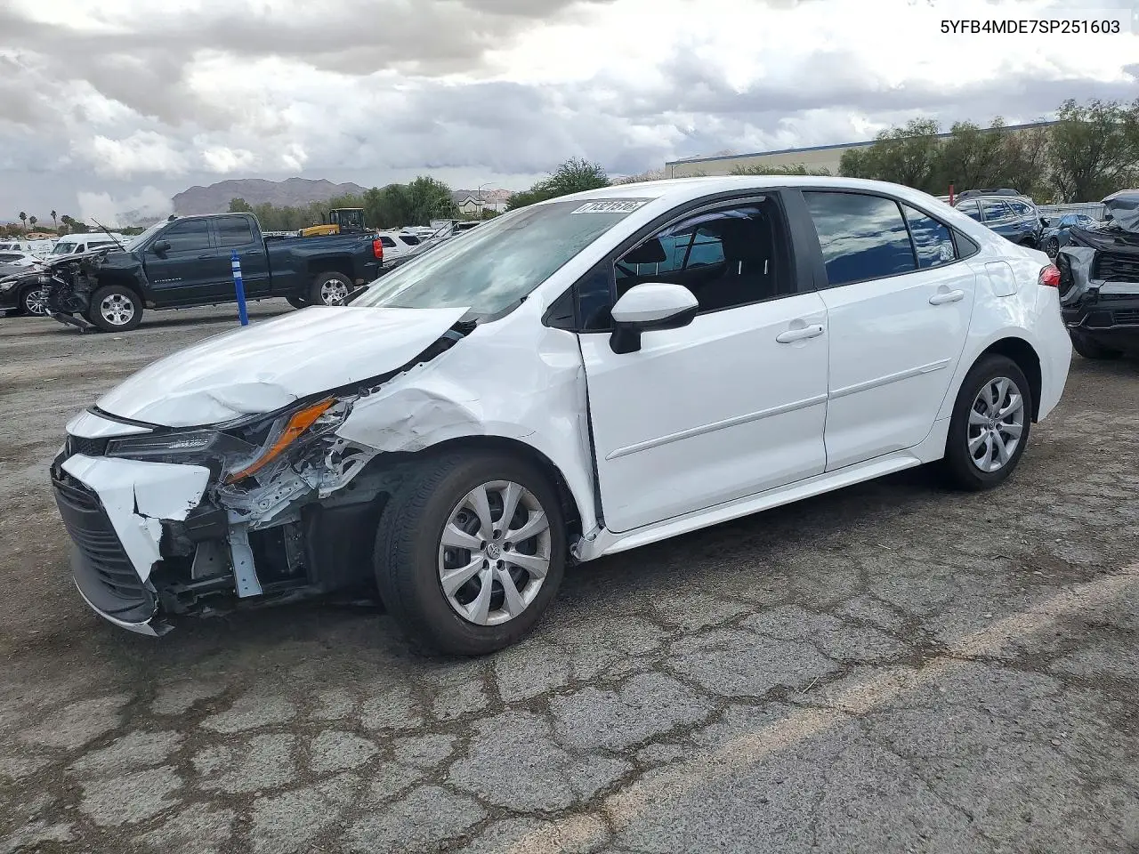 TOYOTA COROLLA 2025, VIN 5YFB4MDE7SP251603