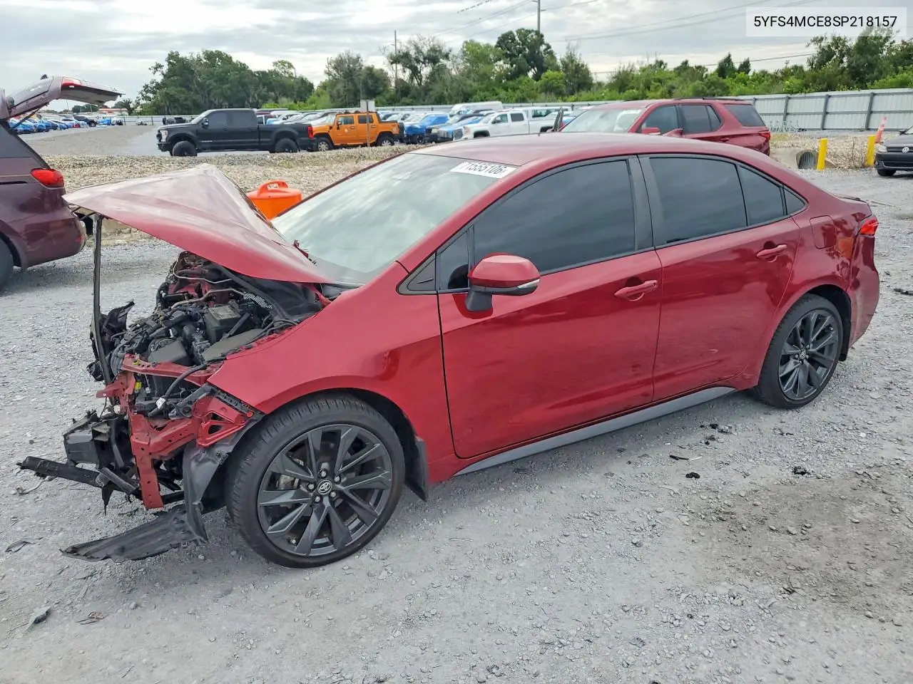 TOYOTA COROLLA 2025, VIN 5YFS4MCE8SP218157