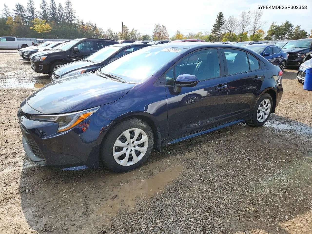 TOYOTA COROLLA 2025, VIN 5YFB4MDE2SP302358