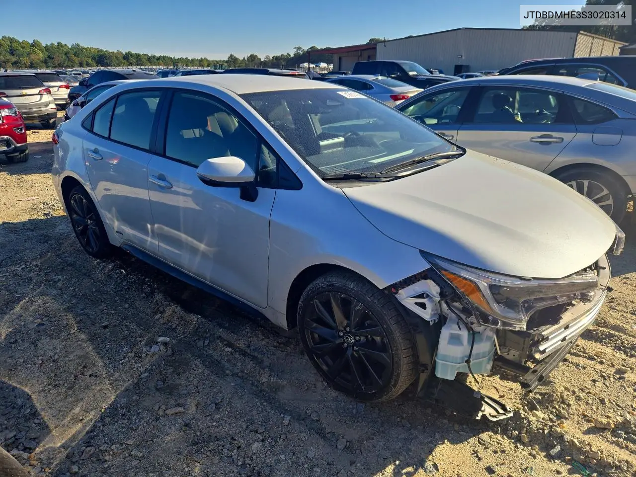 2025 TOYOTA COROLLA VIN JTDBDMHE3S3020314 — фото 4
