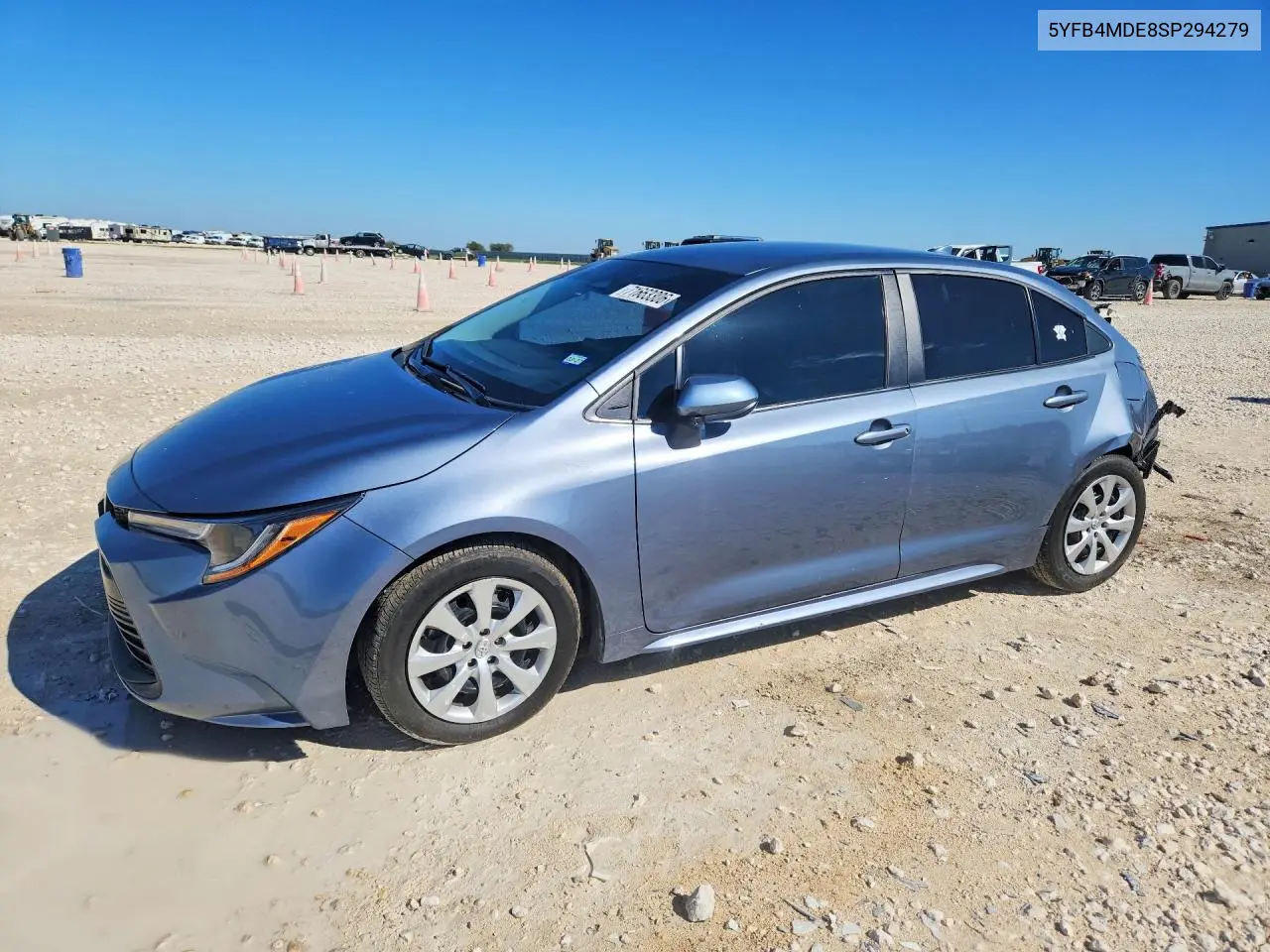 TOYOTA COROLLA 2025, VIN 5YFB4MDE8SP294279