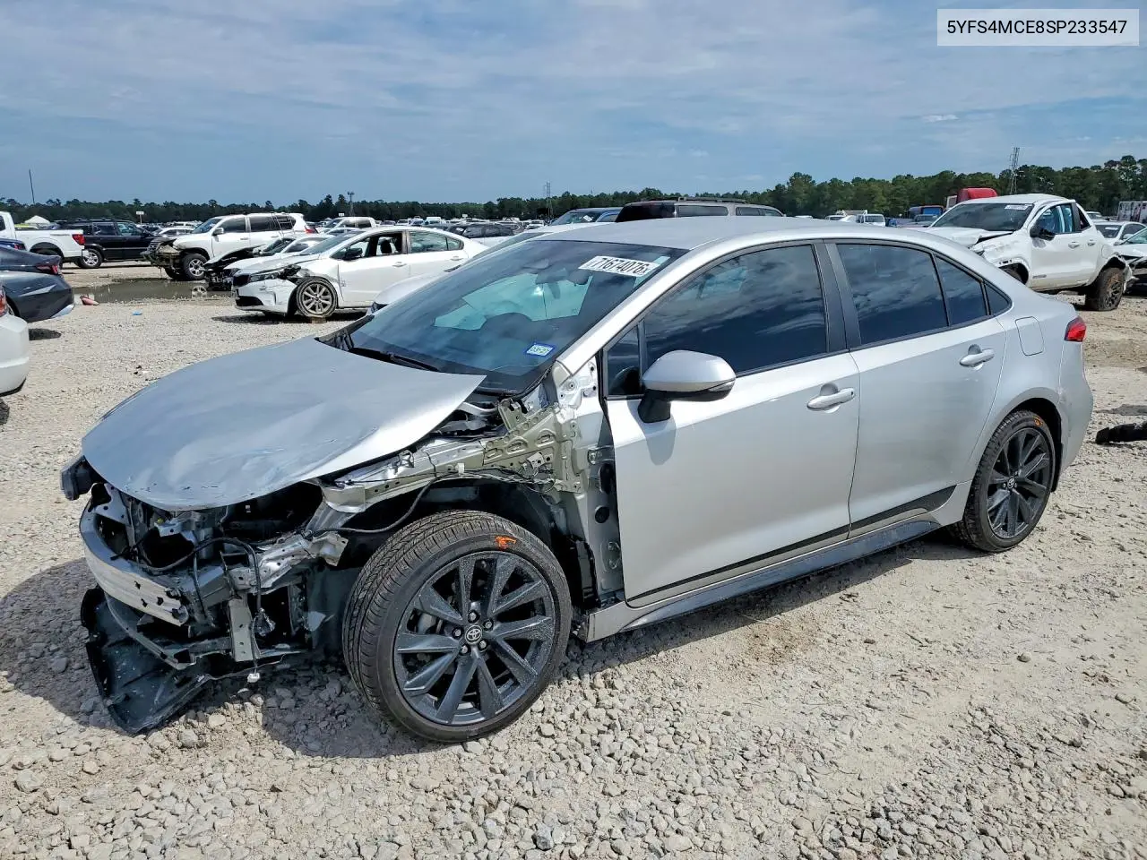 TOYOTA COROLLA 2025, VIN 5YFS4MCE8SP233547