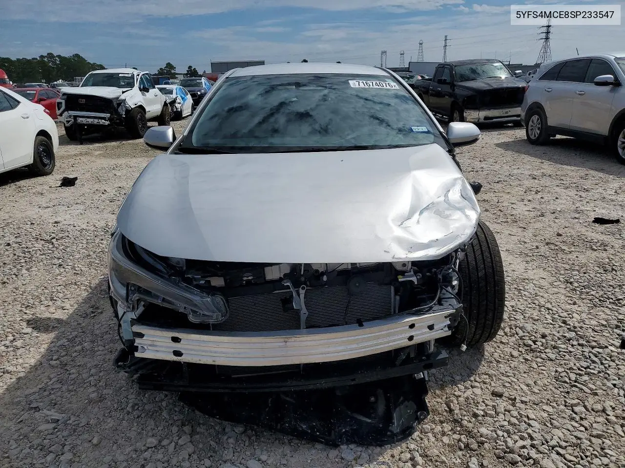 2025 TOYOTA COROLLA VIN 5YFS4MCE8SP233547 — фото 5