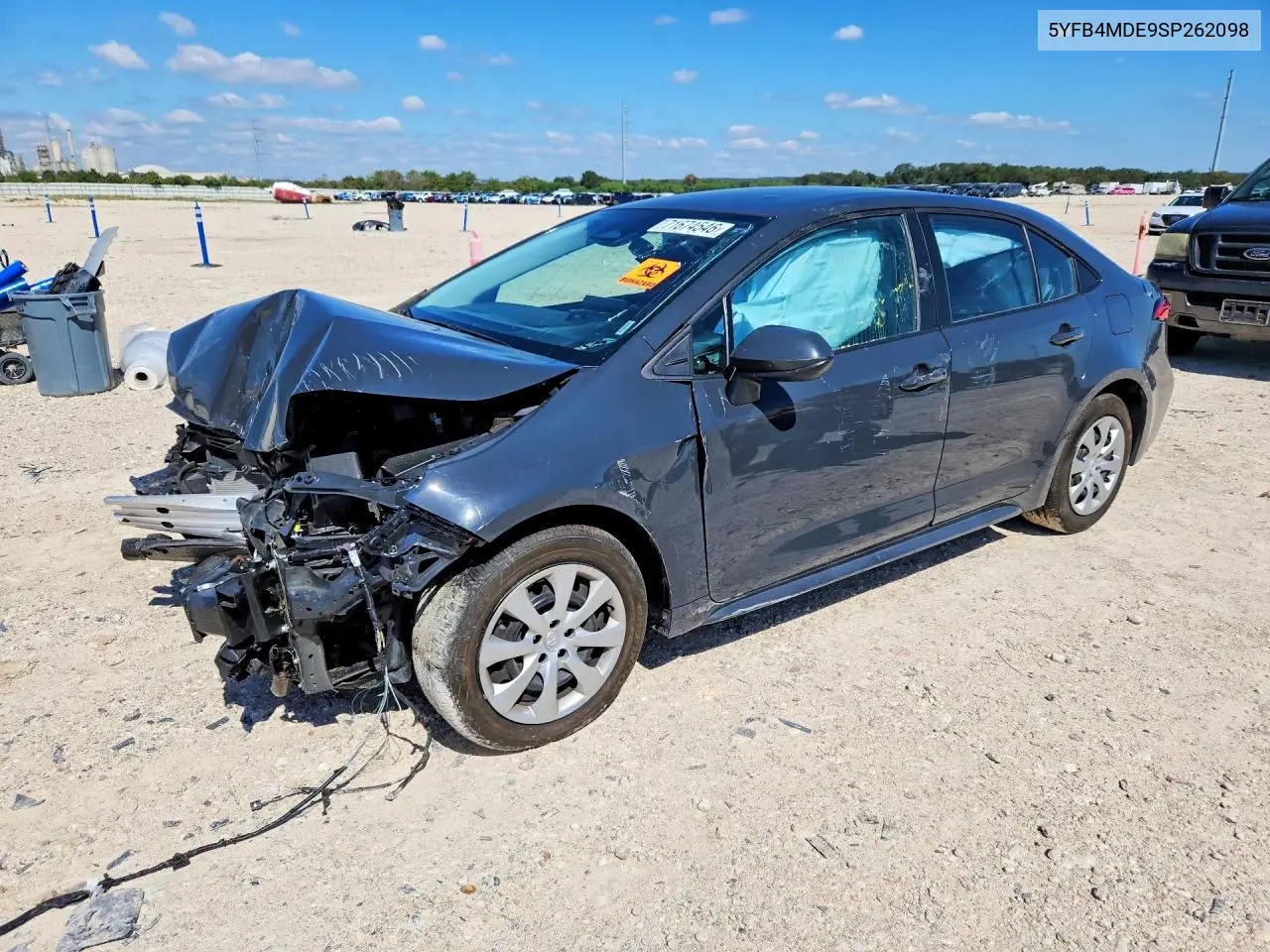 TOYOTA COROLLA 2025, VIN 5YFB4MDE9SP262098