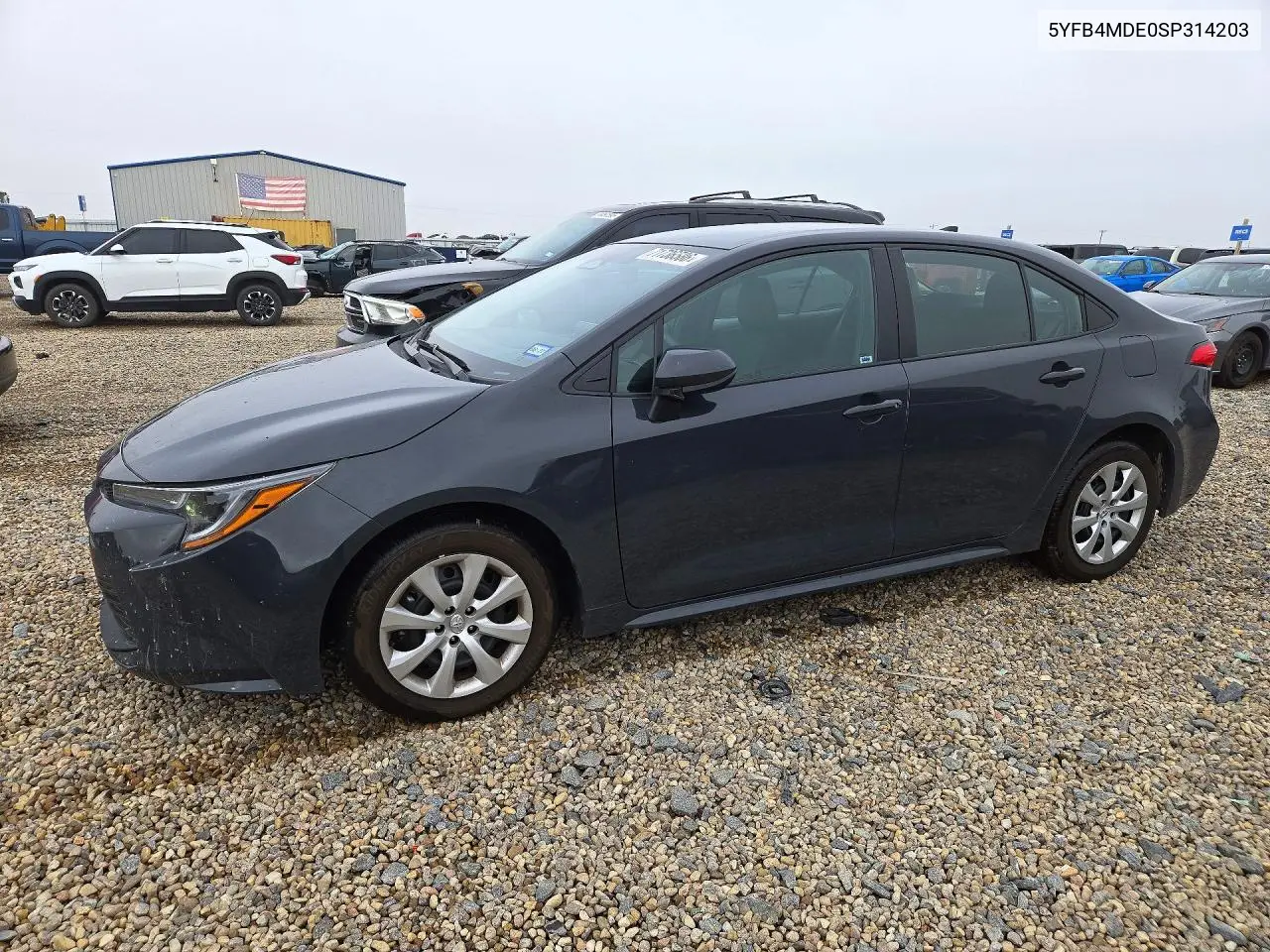 TOYOTA COROLLA 2025, VIN 5YFB4MDE0SP314203