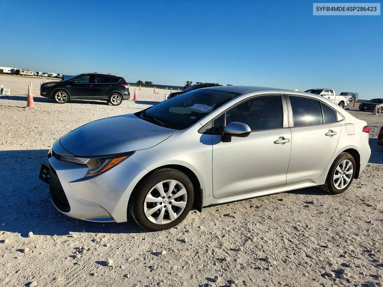 TOYOTA COROLLA 2025, VIN 5YFB4MDE4SP286423