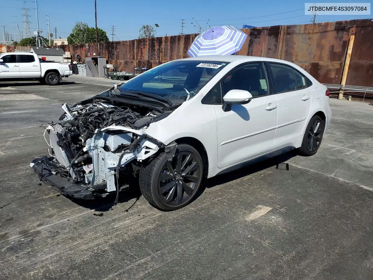 TOYOTA COROLLA 2025, VIN JTDBCMFE4S3097084
