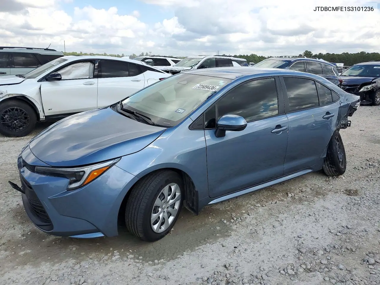 TOYOTA COROLLA 2025, VIN JTDBCMFE1S3101236
