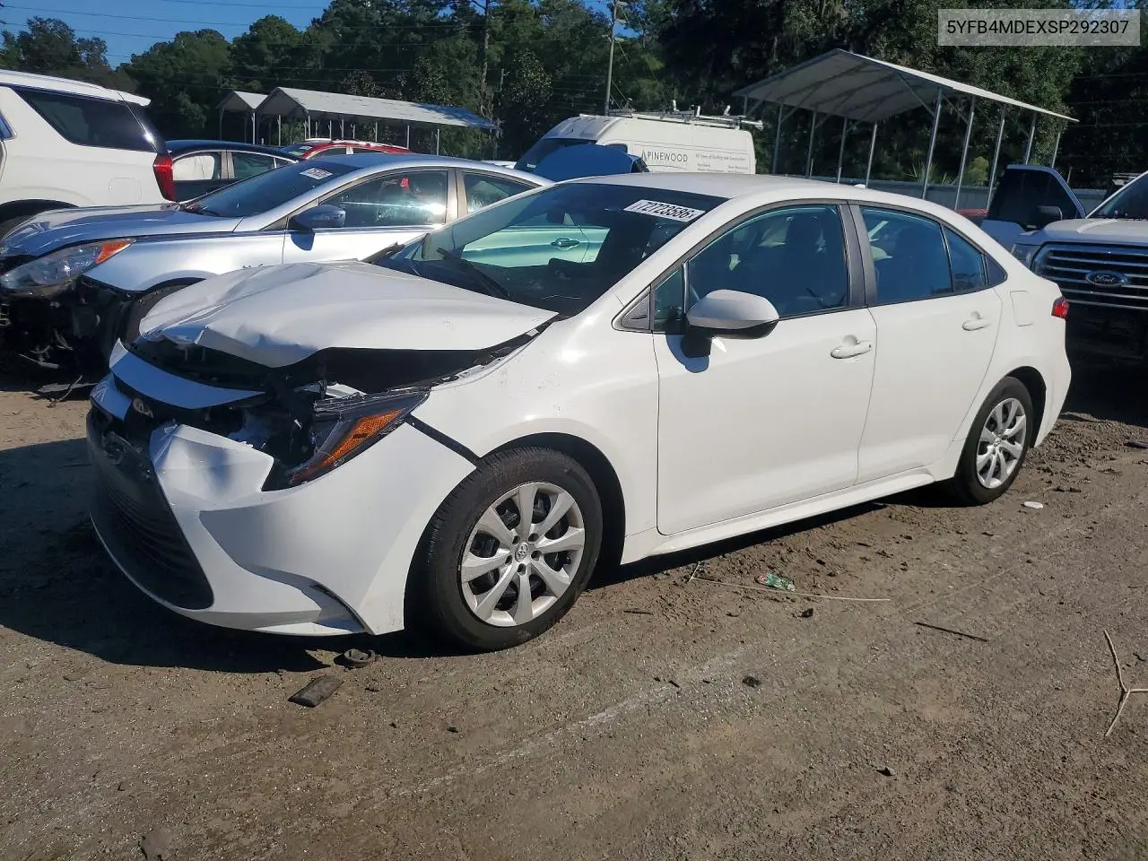 TOYOTA COROLLA 2025, VIN 5YFB4MDEXSP292307
