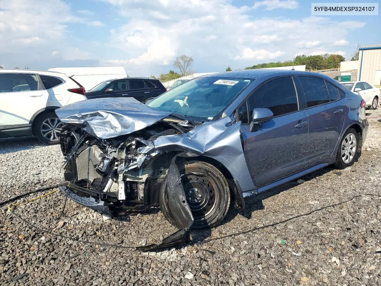 TOYOTA COROLLA 2025, VIN 5YFB4MDEXSP324107