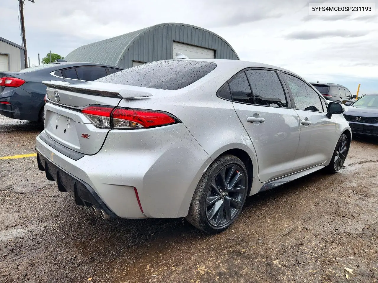 2025 TOYOTA COROLLA VIN 5YFS4MCE0SP231193 — фото 3