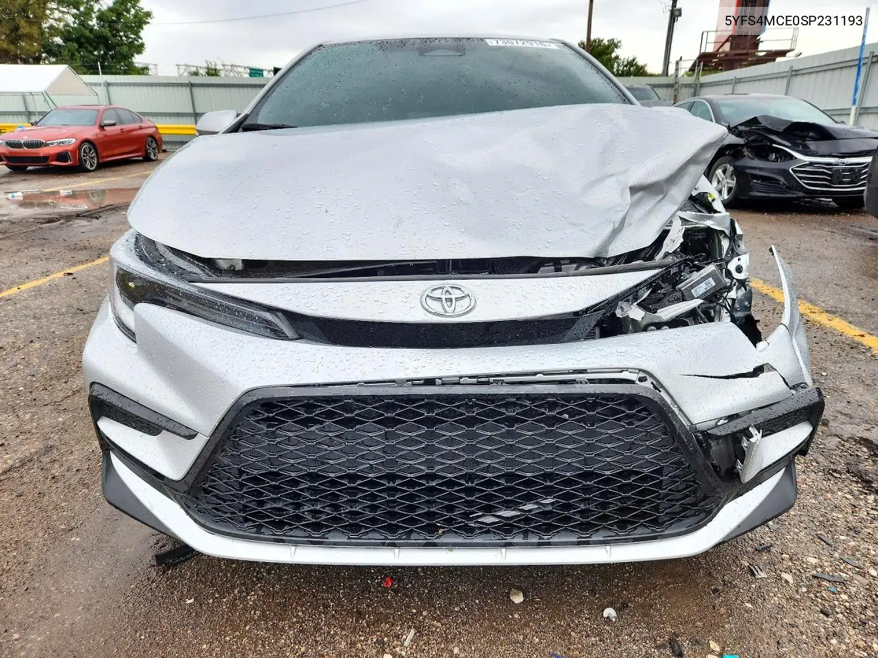 2025 TOYOTA COROLLA VIN 5YFS4MCE0SP231193 — фото 5