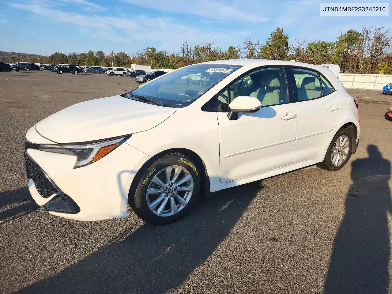 TOYOTA COROLLA 2025, VIN JTND4MBE2S3245210