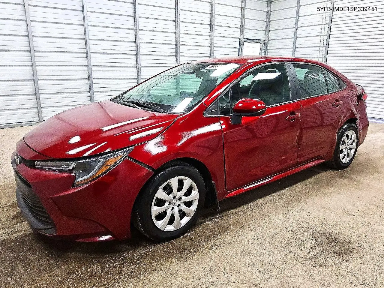 TOYOTA COROLLA 2025, VIN 5YFB4MDE1SP339451
