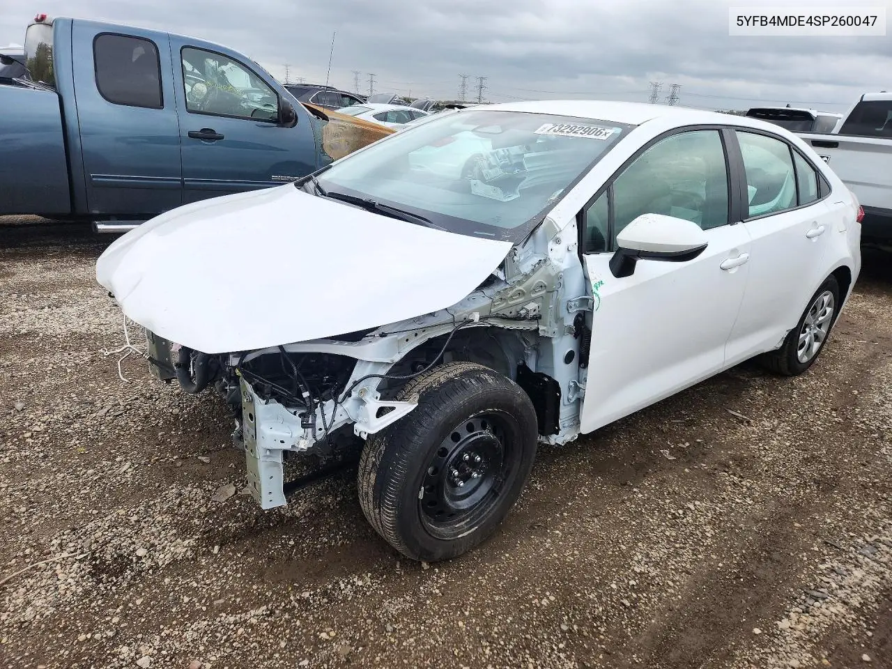 TOYOTA COROLLA 2025, VIN 5YFB4MDE4SP260047