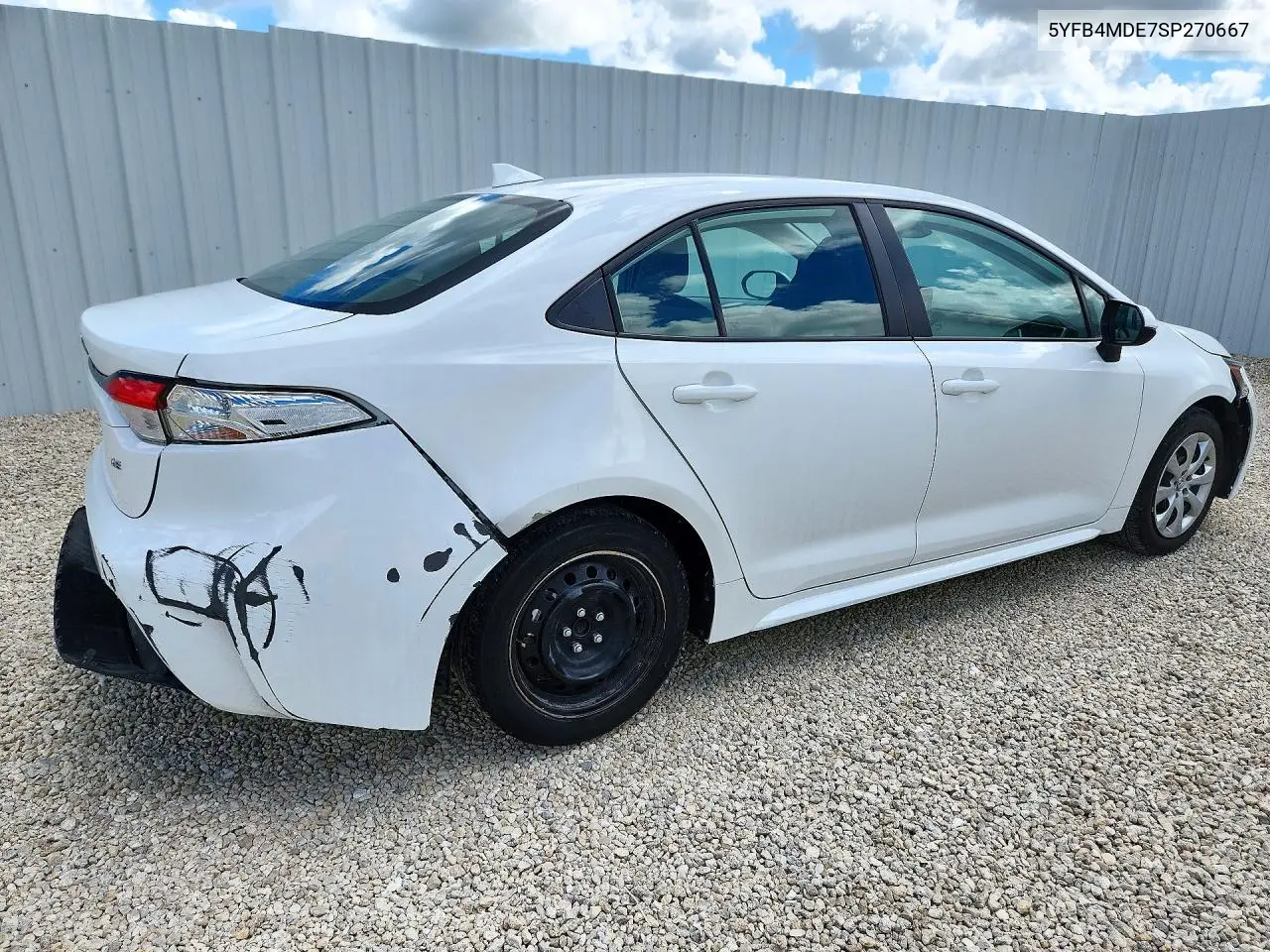 TOYOTA COROLLA 2025, VIN 5YFB4MDE7SP270667