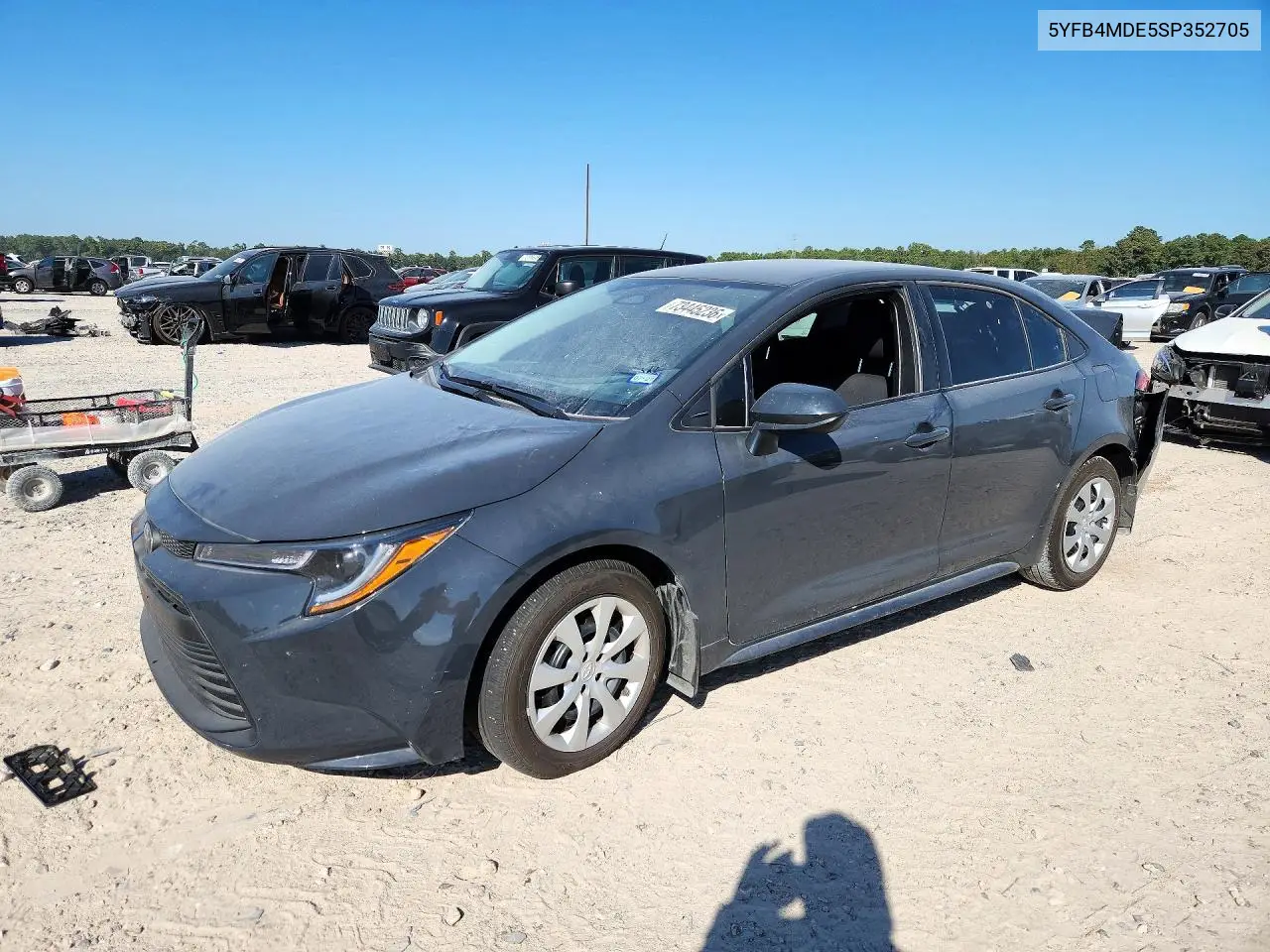 TOYOTA COROLLA 2025, VIN 5YFB4MDE5SP352705